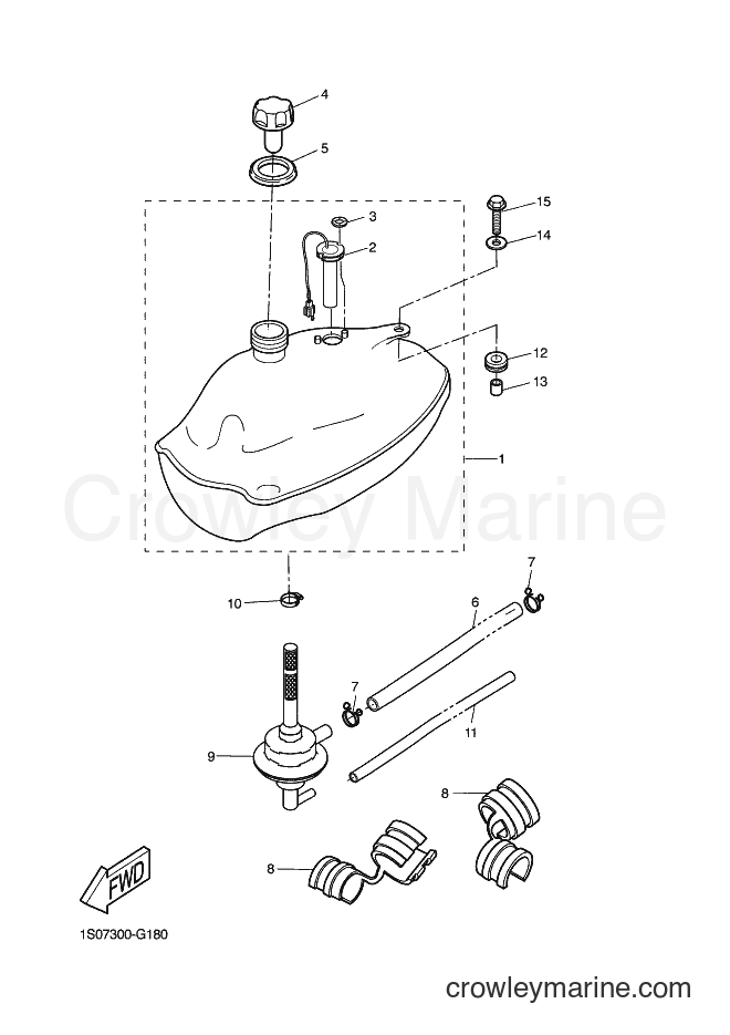 2008 Scooter EW50N - EW50N (3C75) [020] - FUEL TANK