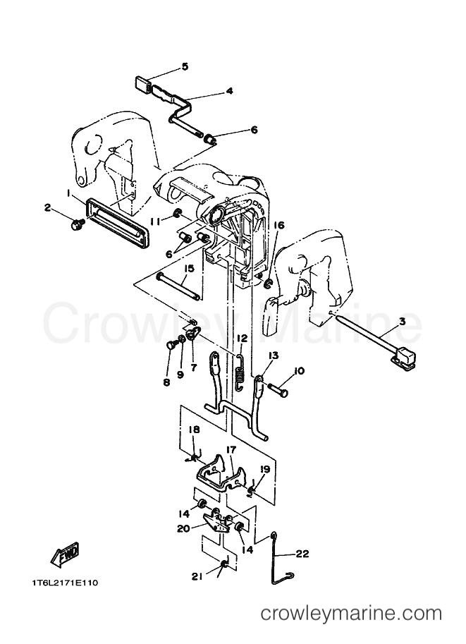 Yamaha Motors 25D (6L3) [020] - BRACKET 2
