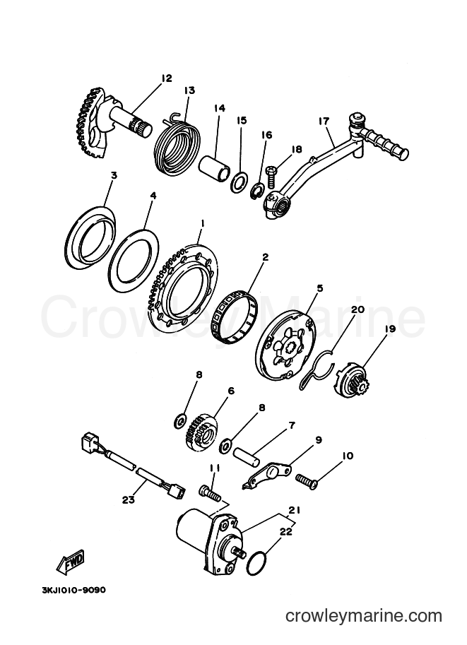 Yamaha Motors CY50 (3SA3) [010] - STARTER