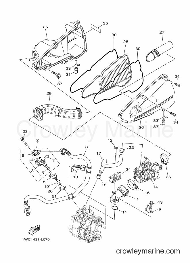 Yamaha Motors XC115S (1WC1) [010] - INTAKE