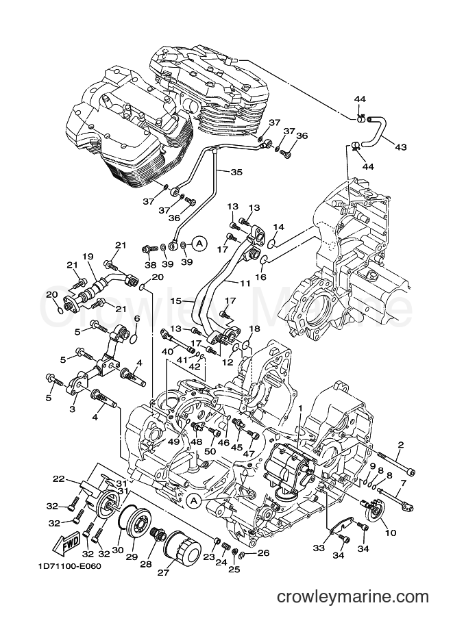 2009 Cruiser XV1900A - XV1900A (5C45) [010] - OIL PUMP