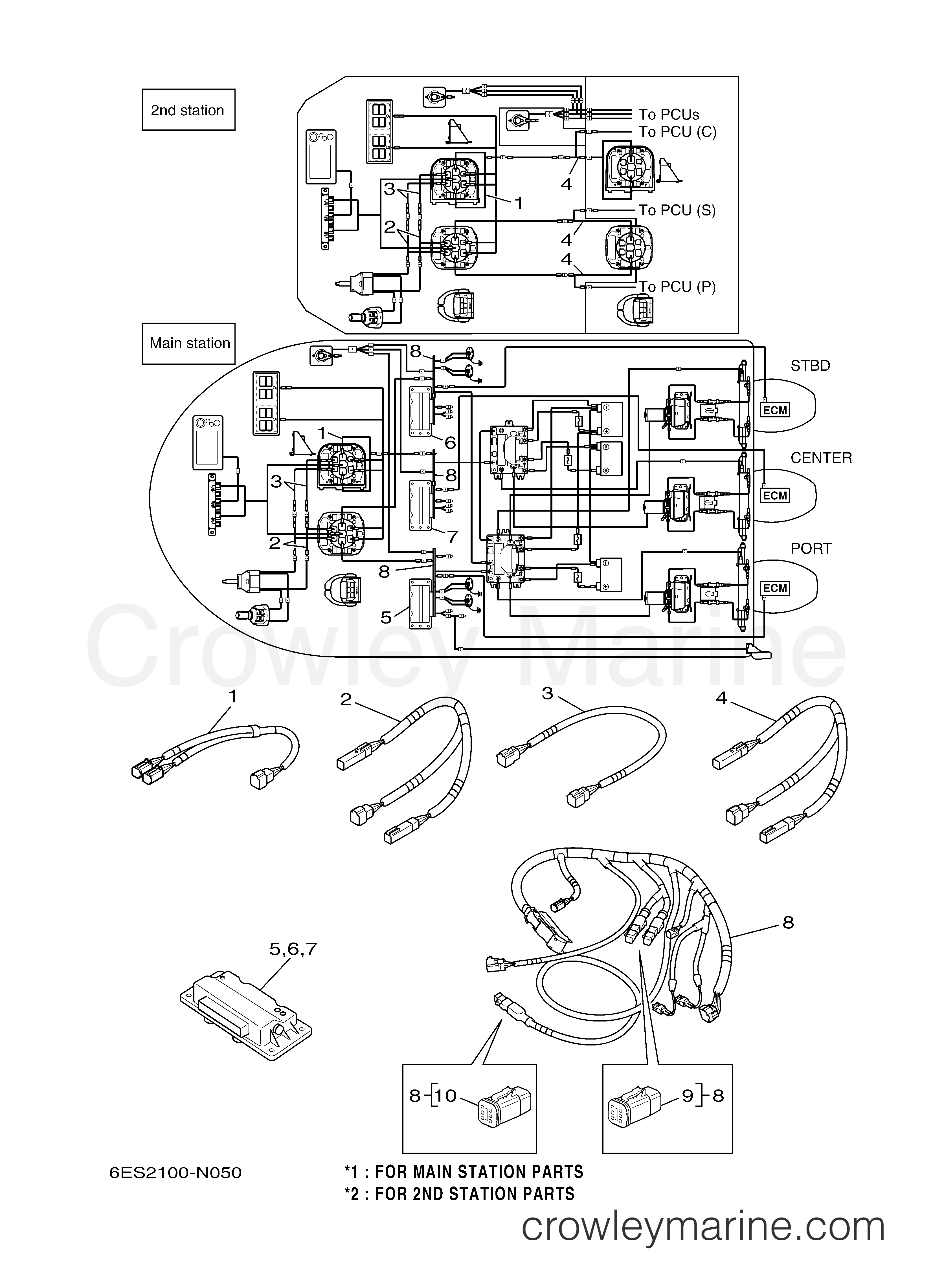 Yamaha Motors Helm Master 2014 - HARNESS (TRIPLE)