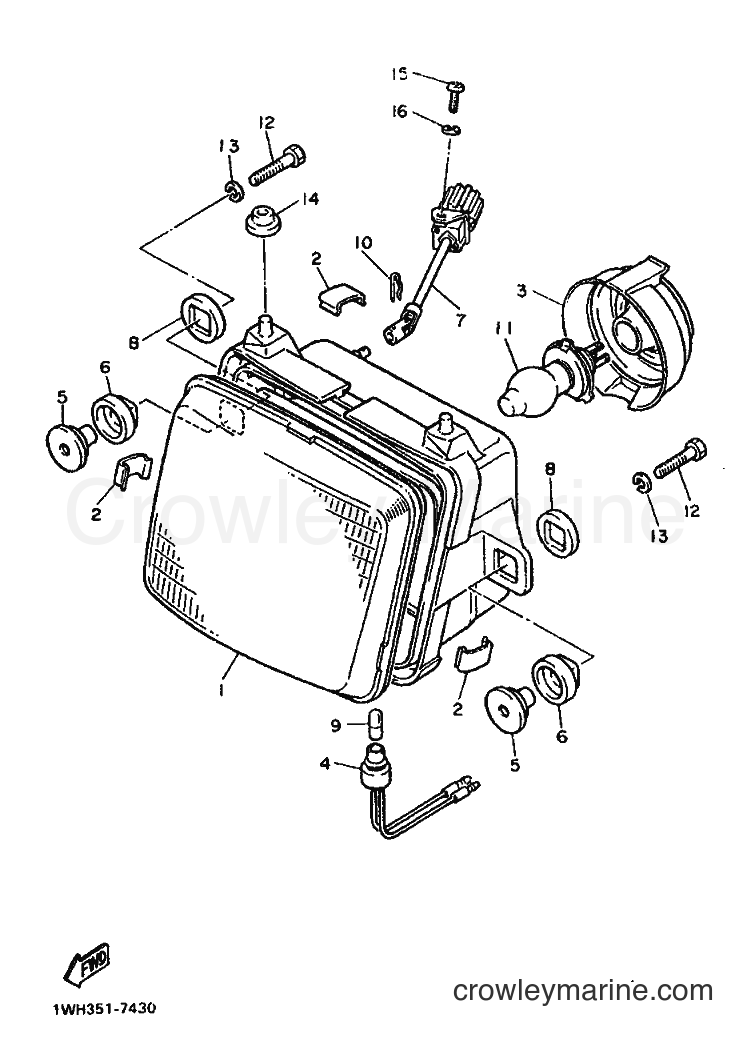 Yamaha Motors FJ1200 (1WH) [999] - PHARE