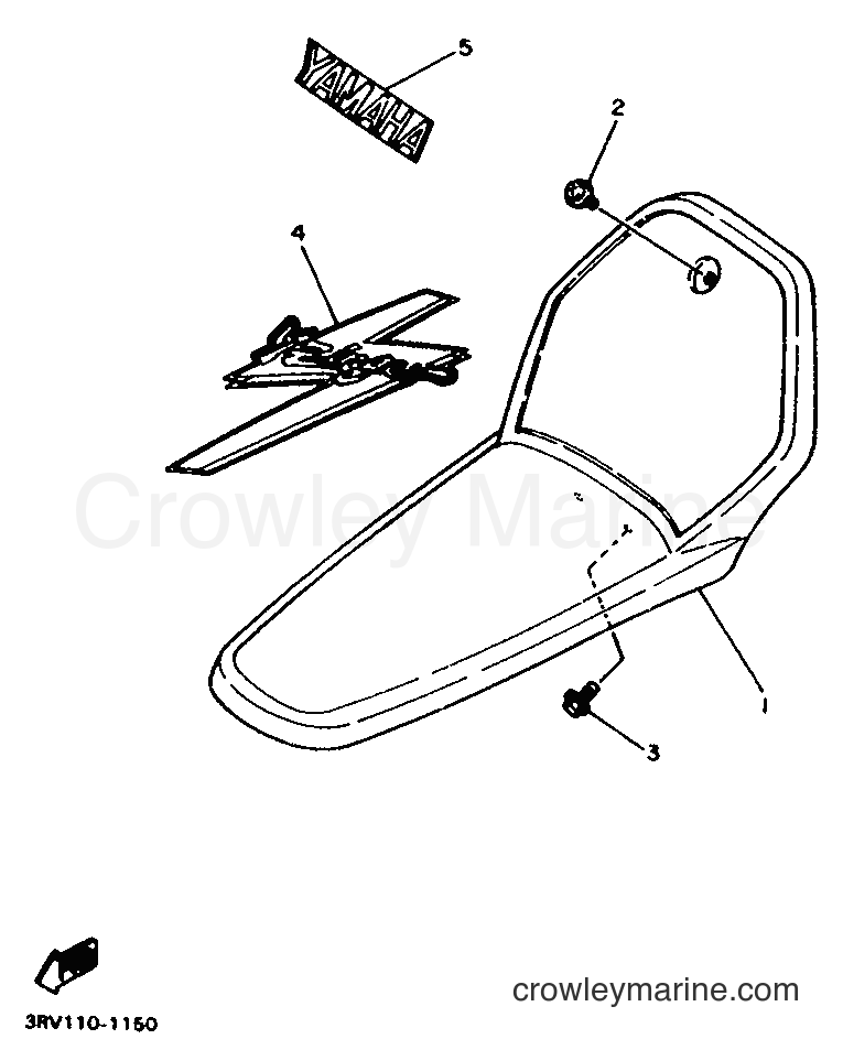 1992 Dirt Bike PW80 - PW80 (3RV5) [010] - FRONT FENDER