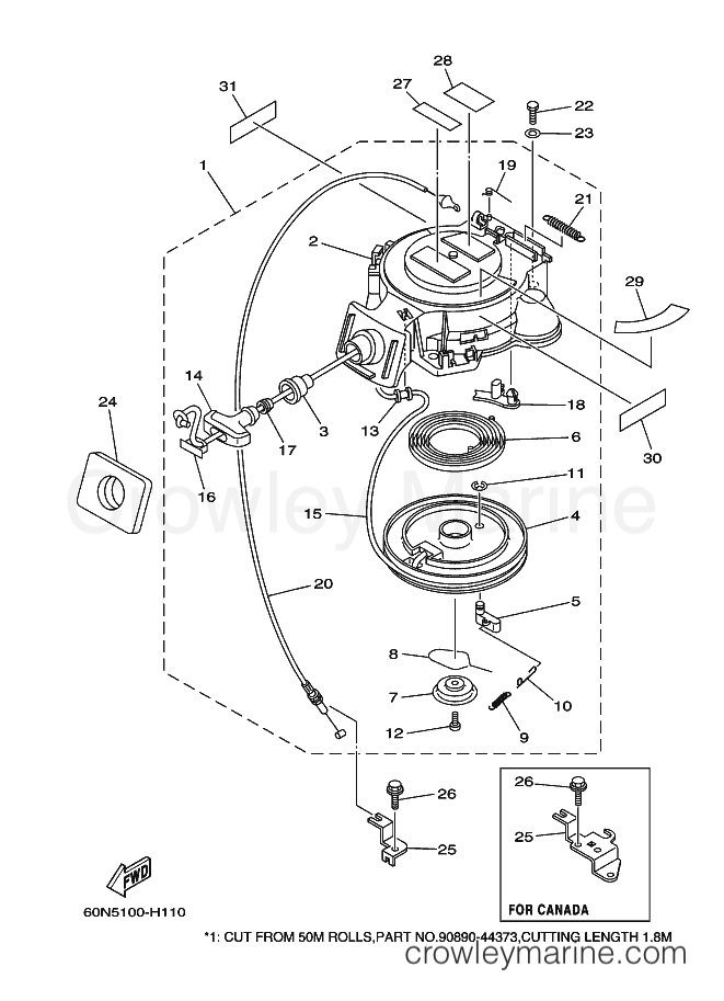 Yamaha Motors F8LMH-2011 (60R7) [130] - STARTER