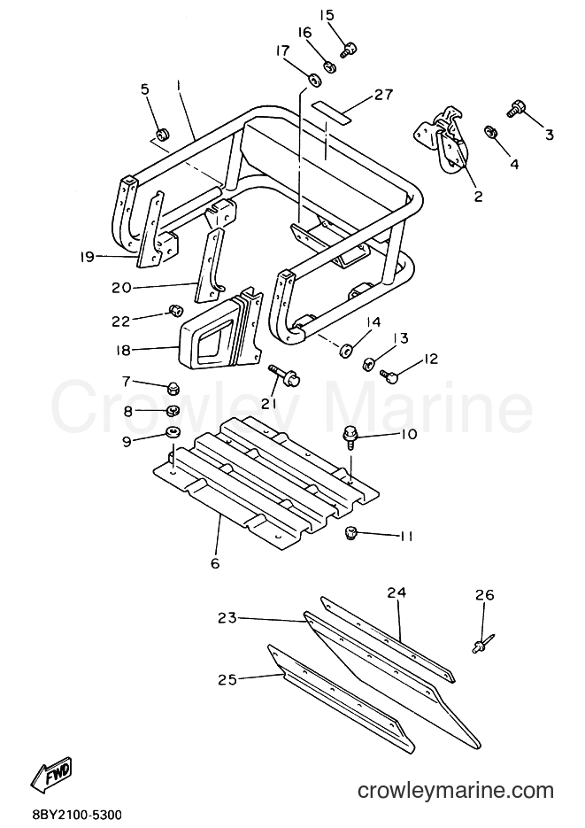 1995 Snowmobile ET410TR - ET410TR (8BY2) [020] - BUMPER