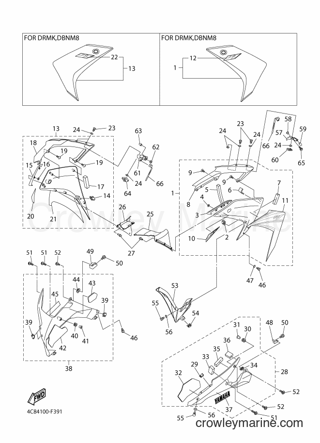 Yamaha Motors YZF-R1 (4C86) [010] - COWLING 2