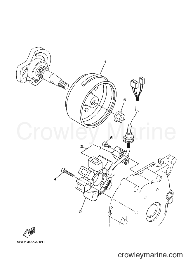 Yamaha Motors T105SE (5SD1) [010] - GENERATOR