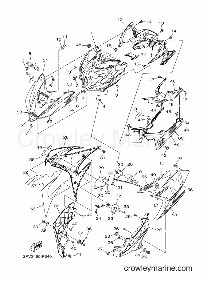 2015 Scooter T150 - T150 (2PV3) [010] - LEG SHIELD