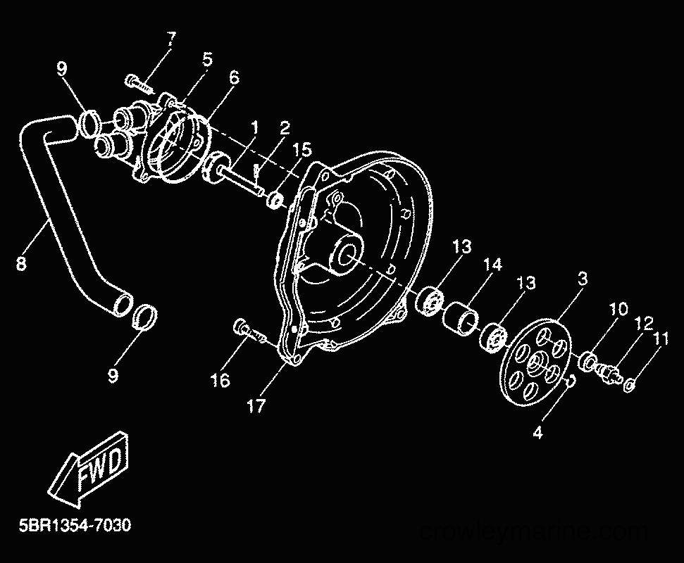 2000 Scooter YQ50 - YQ50 (5KH3) [010] - WATER PUMP