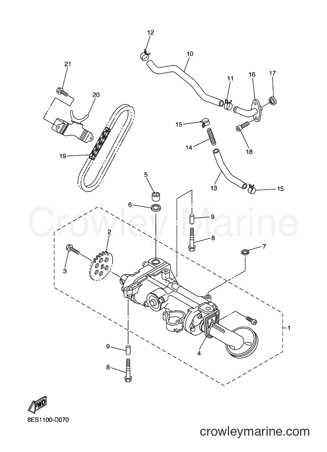 2005 Snowmobile RS10ST - RS10ST (8FL1) [020] - OIL PUMP