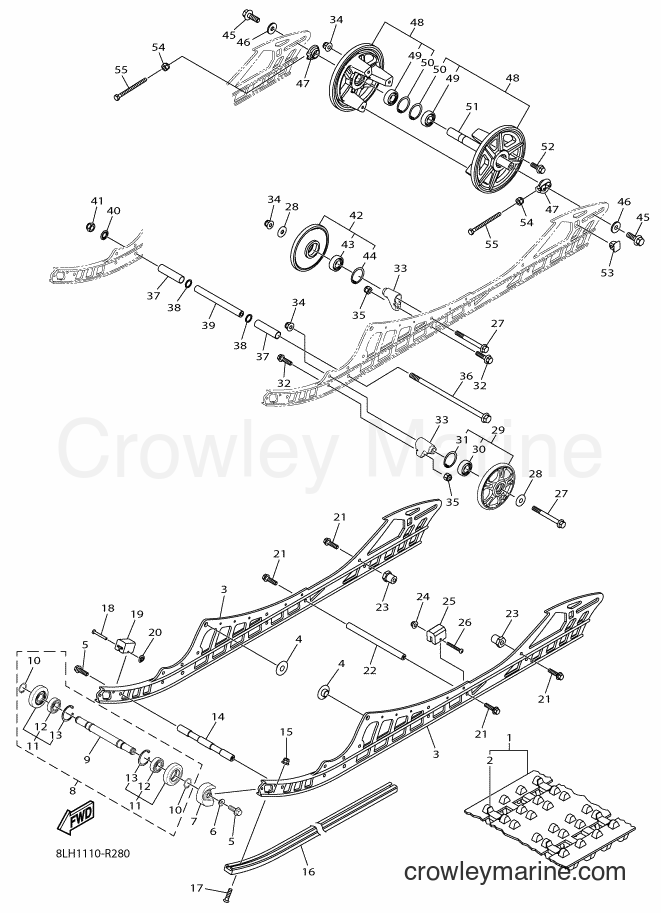 2016 Snowmobile SRV10XS2 - SRV10XS2 (8LK1) [010] - TRACK SUSPENSION 1