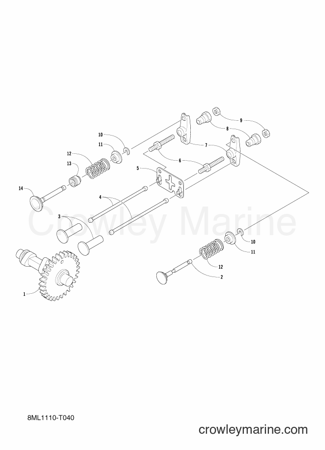 2018 Snowmobile SXR200 - SXR200 (8ML2) [010] - CAMSHAFT & VALVE