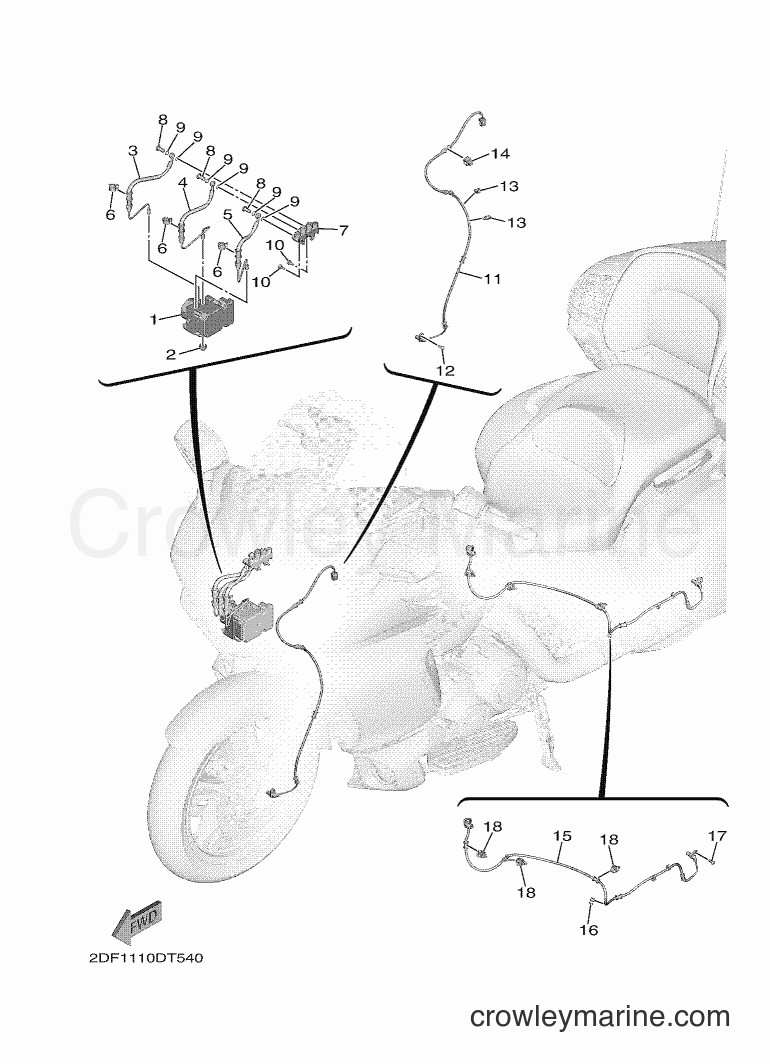 Yamaha Motors XV1900FDD (2DF4) [010] - ELECTRICAL 4