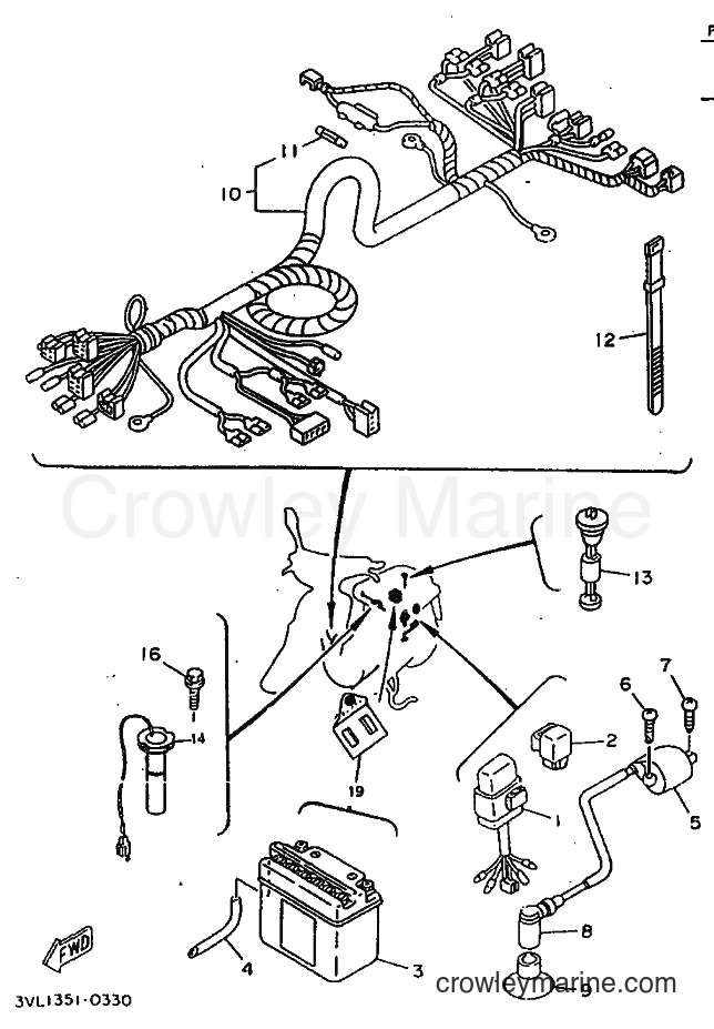 Yamaha Motors CW50 (4VVF) [010] - ELECTRICAL 1