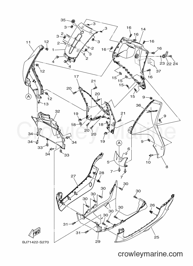 2017 Street Bike LNB125-I - LNB125-I (BJ72) [010] - LEG SHIELD