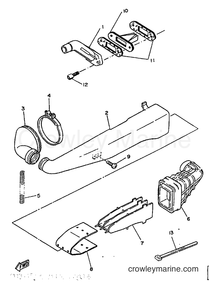 1986 Scooter ME50 - ME50 (1TK) [999] - INTAKE