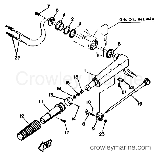 Yamaha Motors 6SJ - STEERING