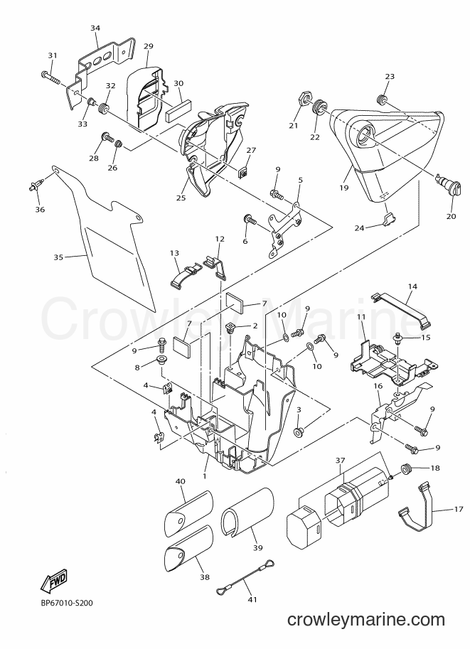 Yamaha Motors XVS950CUD-A (BS57) [010] - SIDE COVER