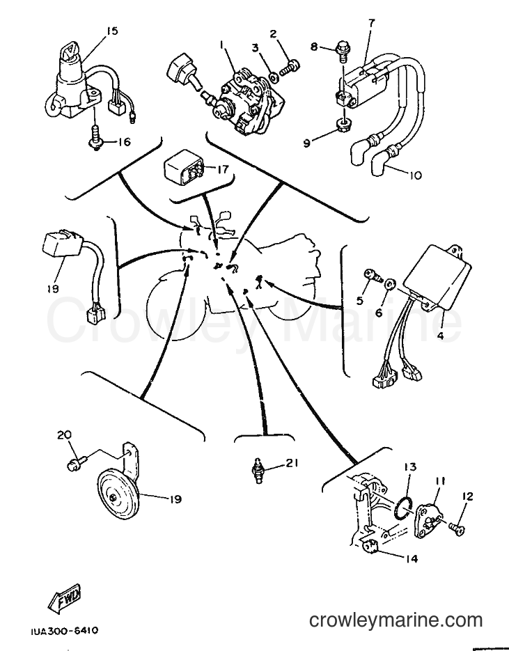 Yamaha Motors RD350LC (1UA) [99A] - ELECTRICAL 2