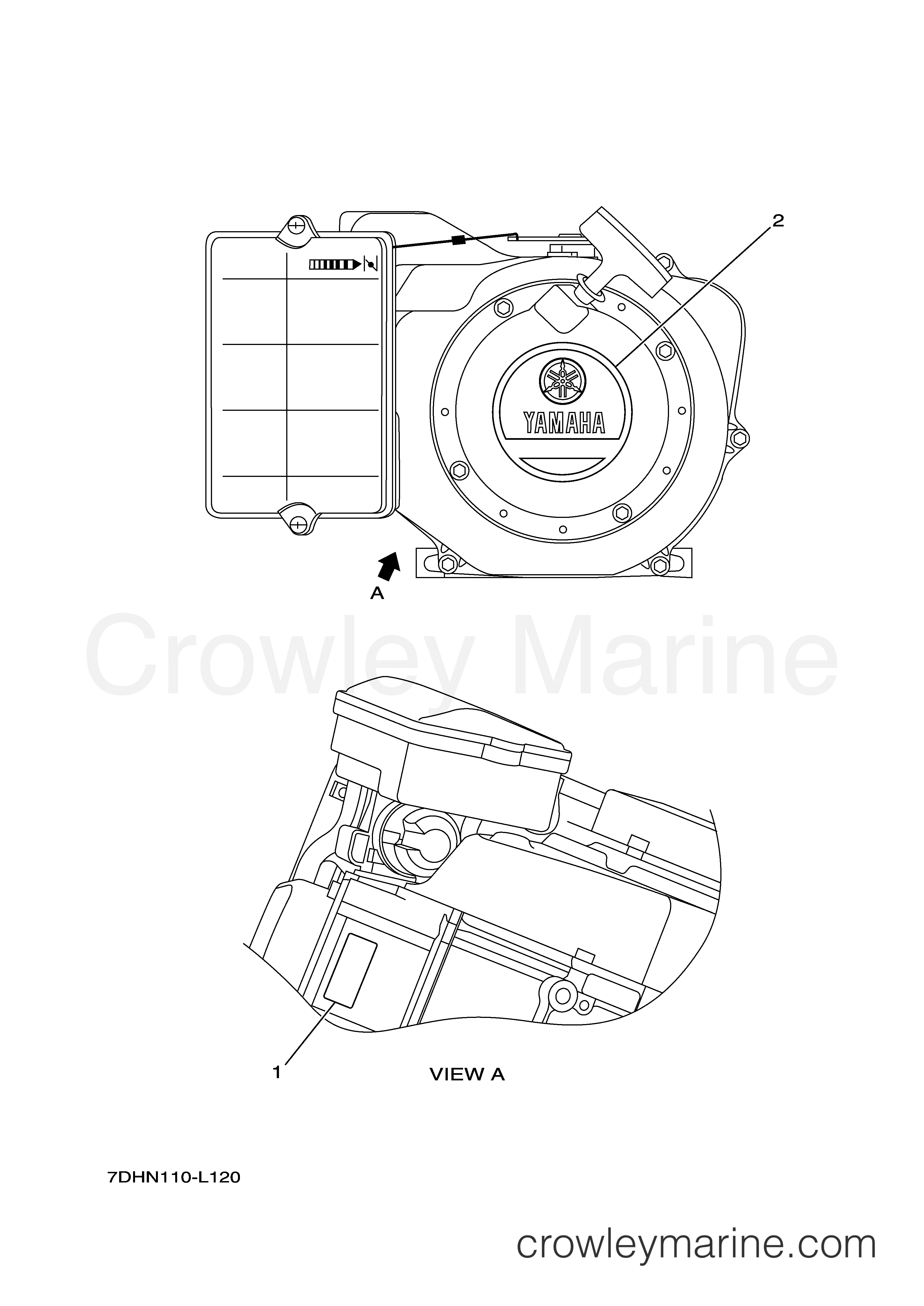 Yamaha Motors MZ200K2U - EMBLEM LABEL