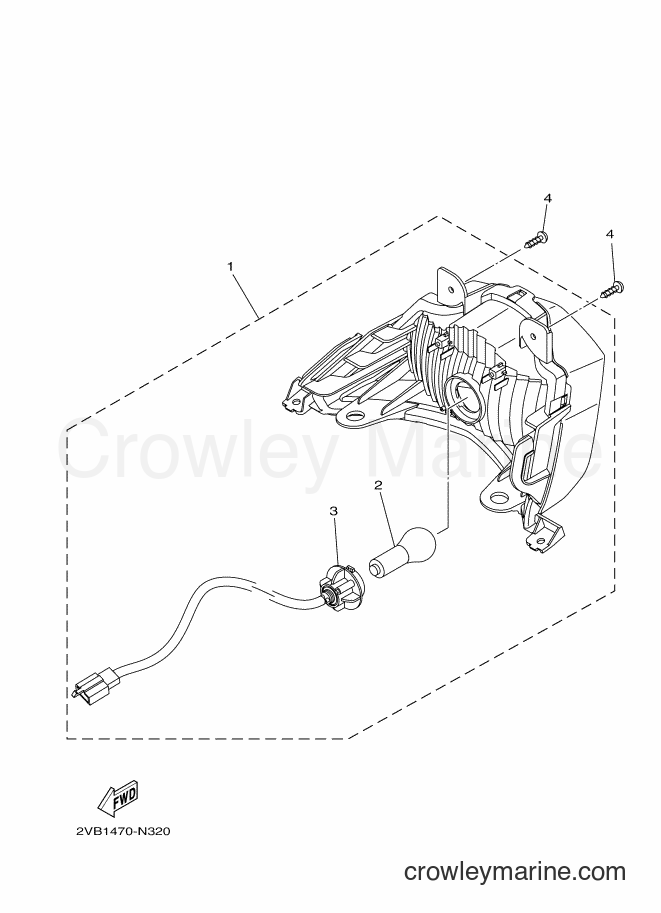 2018 Scooter XC115F - XC115F (BL74) [010] - TAILLIGHT