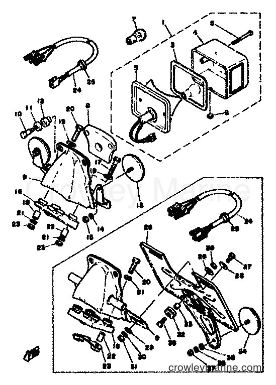 Yamaha Motors SR500 (2J4) [999] - TAILLIGHT