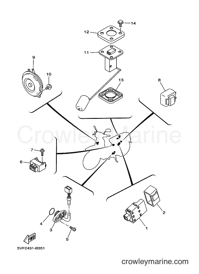 Yamaha Motors L-110C (5VF2) [010] - ELECTRICAL 2