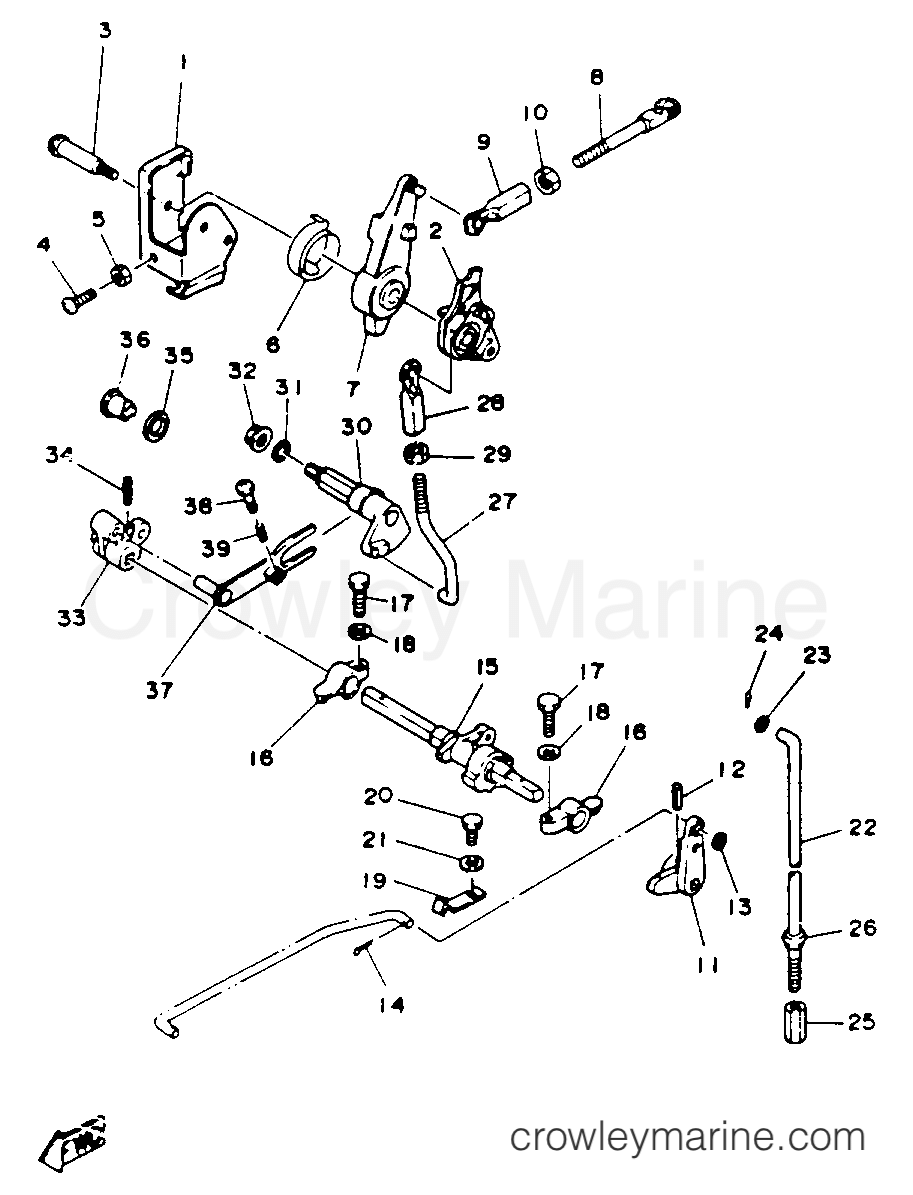 Yamaha Motors 30MLHS - CONTROL ENGINE