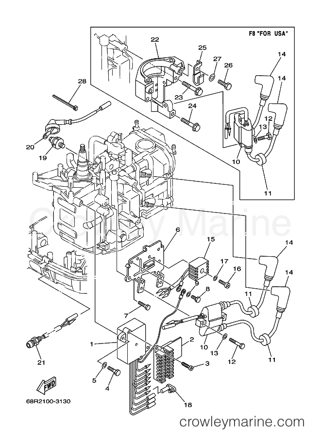 Yamaha Motors F6AMHS (68R2) [070] - ELECTRICAL 1