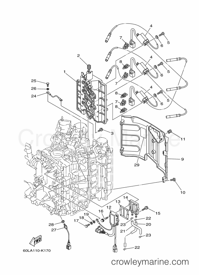 Yamaha Motors FL200AET (60MA) [030] - ELECTRICAL 1