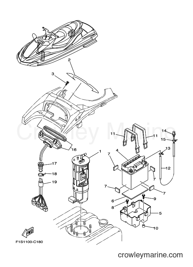 Yamaha Motors FX1100A (F1S3) [030] - ELECTRICAL 3