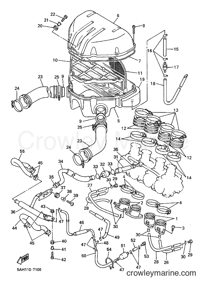 2001 Sport Bike YZF600R - YZF600R (4WF6) [010] - INTAKE