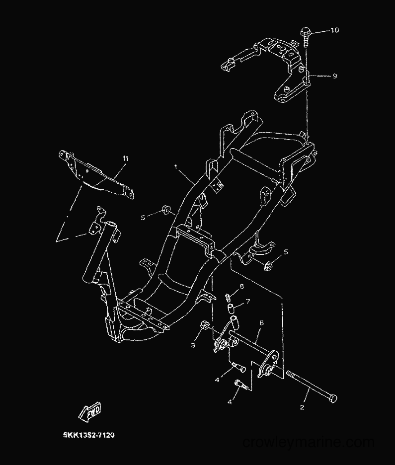Yamaha Motors YN50 (5MR3) [010] - FRAME