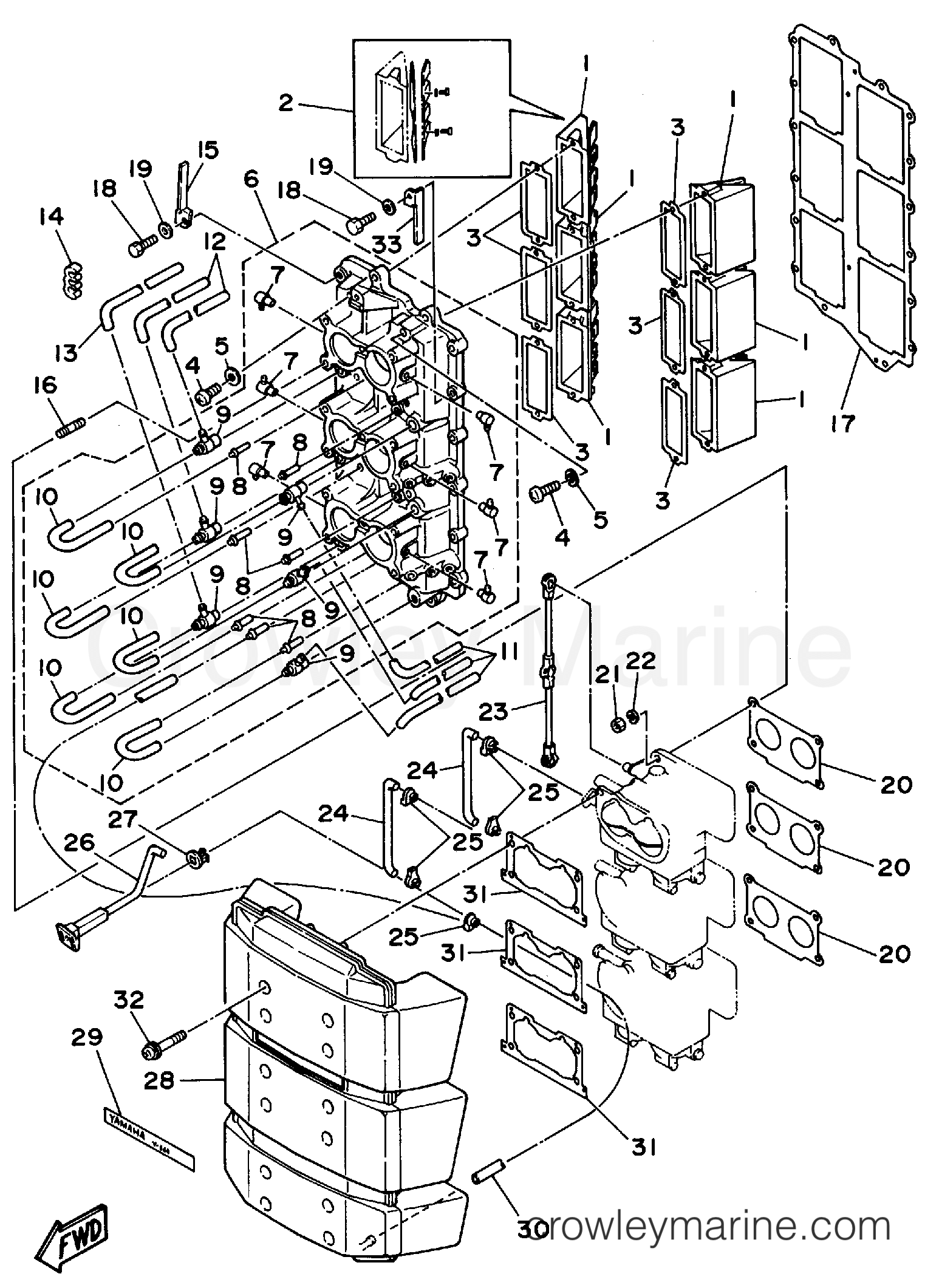 Yamaha Motors 200TXRS - INTAKE