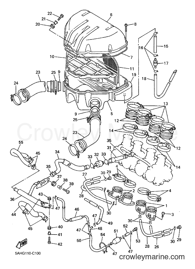 2007 Sport Bike YZF600R - YZF600R (4WFC) [010] - INTAKE