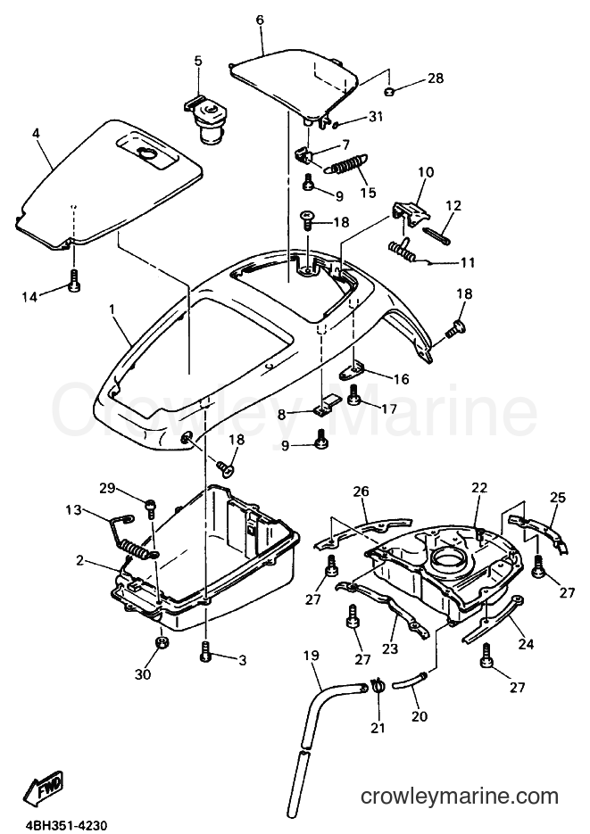 1994 Street Bike GTS1000A - GTS1000A (4FE3) [99A] - COVER