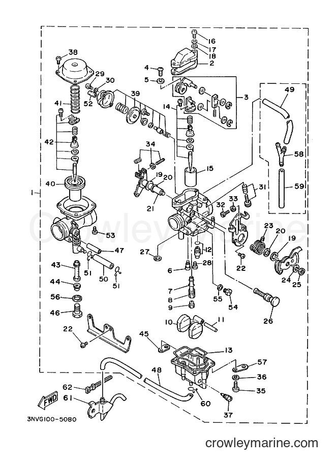 2000 Dirt Bike XT350 - XT350 (5LJ2) [010] - CARBURETOR