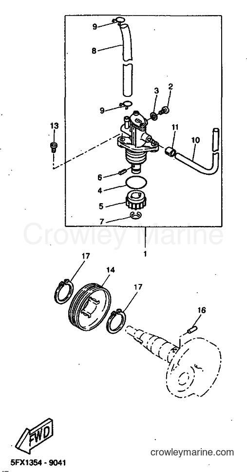 1999 Scooter CW50RS - CW50RS (5JK1) [010] - OIL PUMP