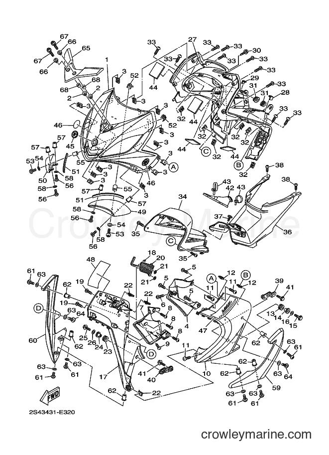 2006 Scooter LA-135DCL - LA-135DCL (2S43) [010] - LEG SHIELD