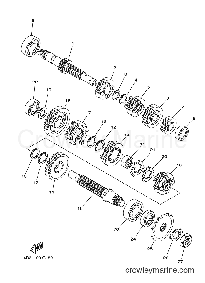 2013 ATV YFM250R - YFM250R (1BTP) [010] - TRANSMISSION