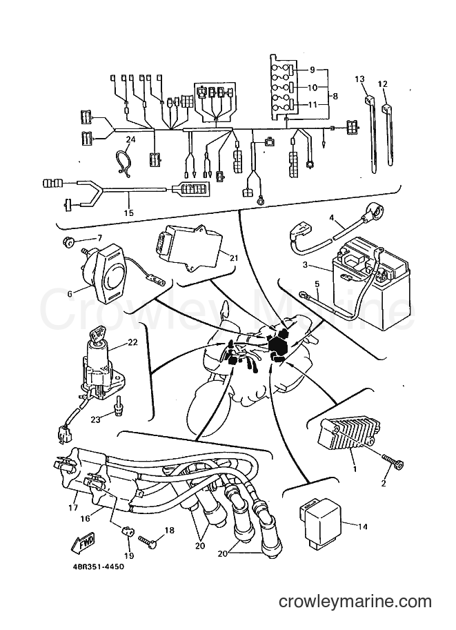 Yamaha Motors XJ600S (4DG4) [999] - ELECTRICAL 1