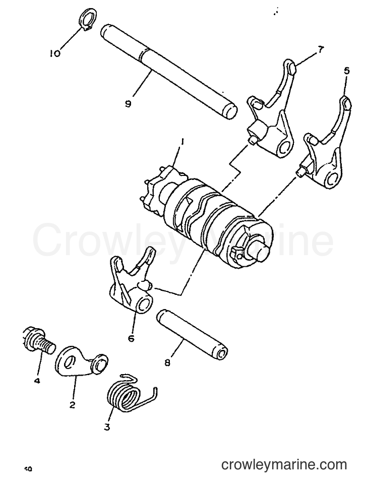 1992 Sport Bike TZR125 - TZR125 (4DL1) [999] - SHIFT CAM & FORK