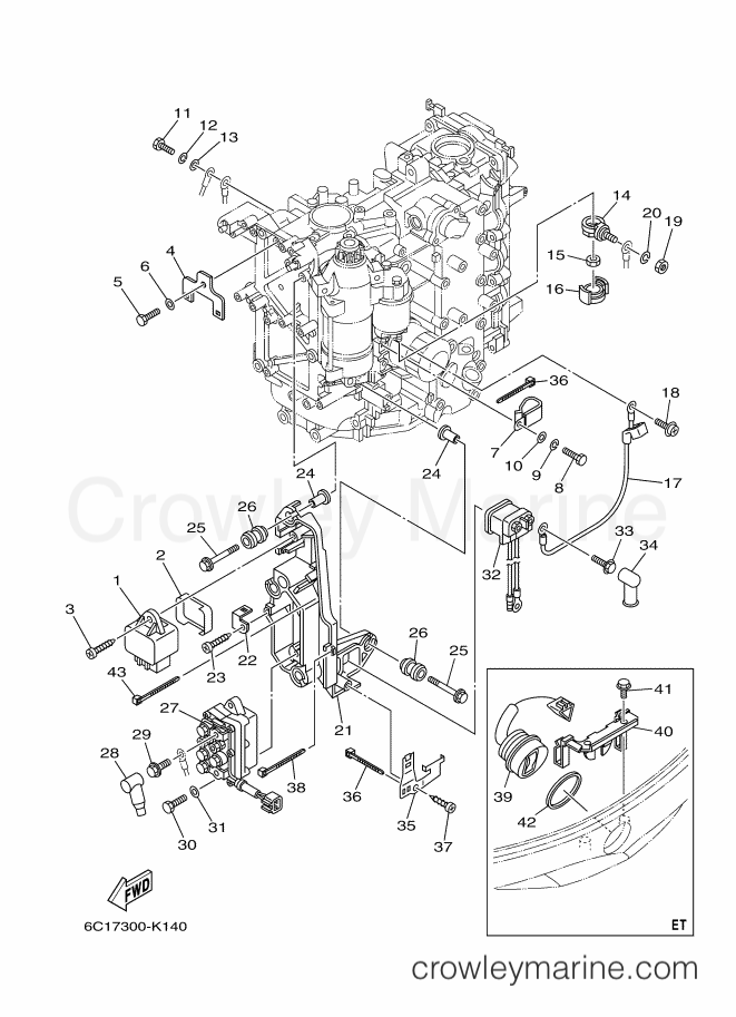 Yamaha Motors F50FETL (6C19) [290] - ELECTRICAL 2