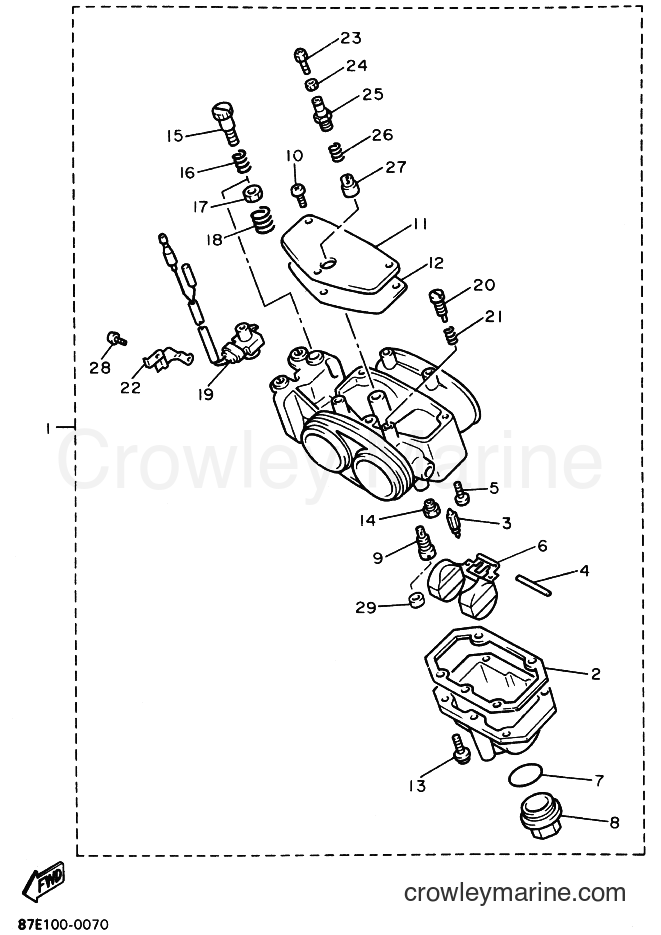 Yamaha Motors CS340EP (87E1) [010] - CARBURETOR