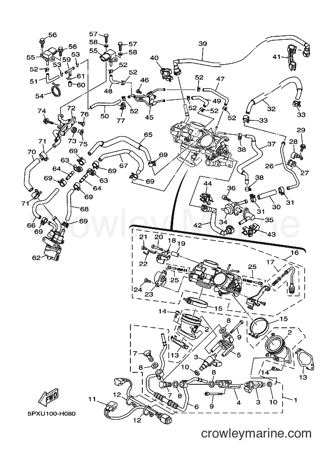 Yamaha Motors XV1700PC (2D8F) [010] - INTAKE