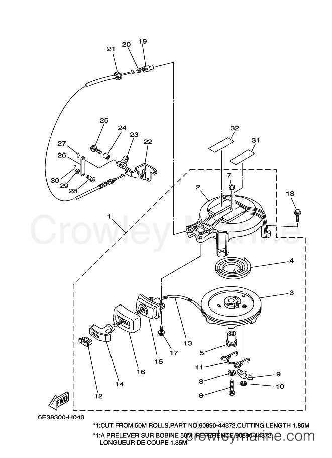 Yamaha Motors 4CMH (6GP2) [040] - STARTER