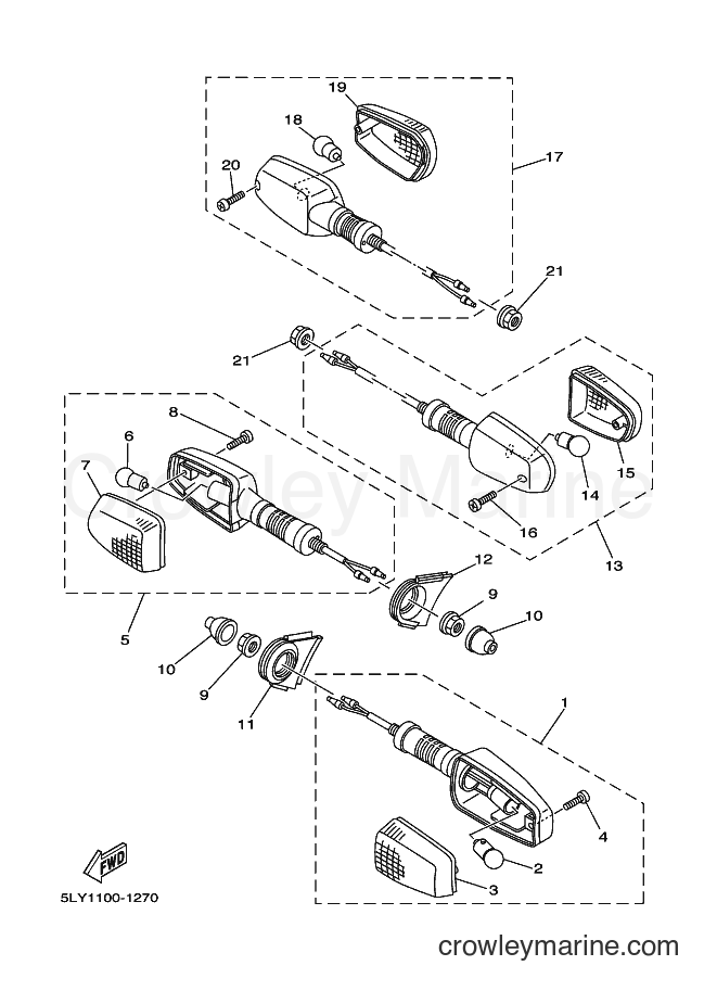 Yamaha Motors YJ50R (5PP4) [010] - FLASHER LIGHT