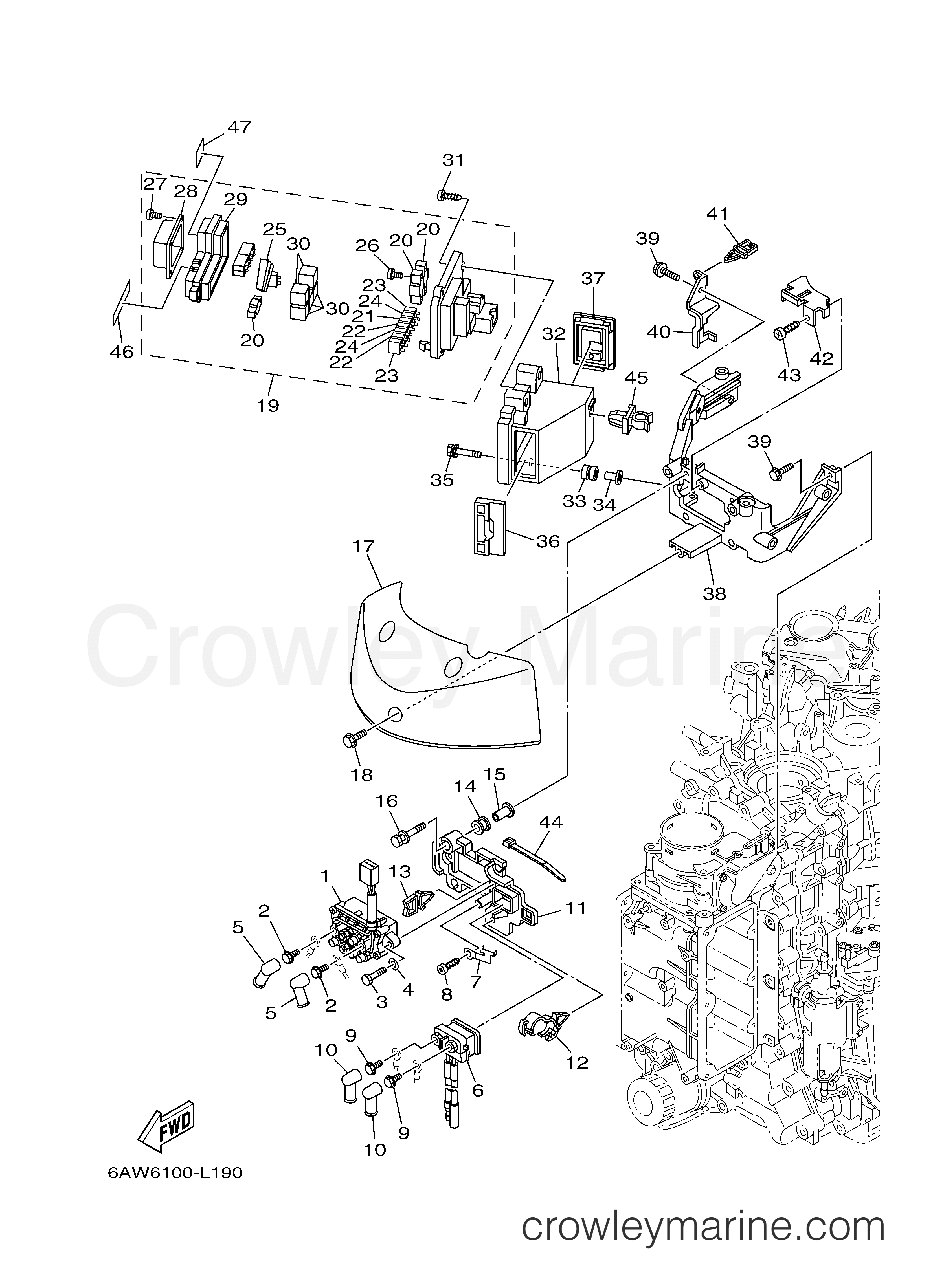 Yamaha Motors LF350UCB - ELECTRICAL 2
