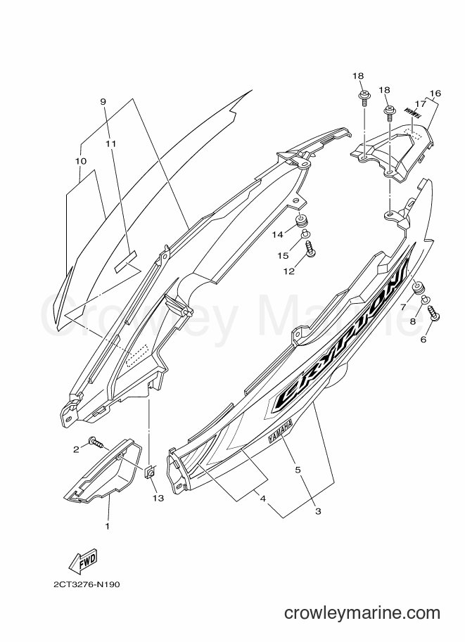 2014 Scooter T110C - T110C (40BB) [010] - SIDE COVER